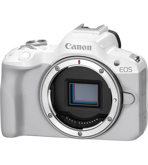 Canon EOS R50 Body Only Mirrorless (White) (Promo Cashback Rp 1.000.000)